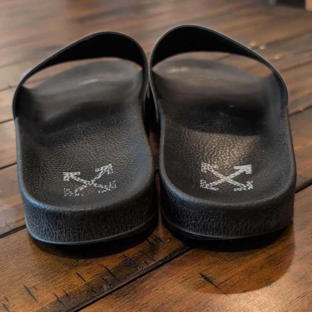 Off-white Spray Stripes Slides 43